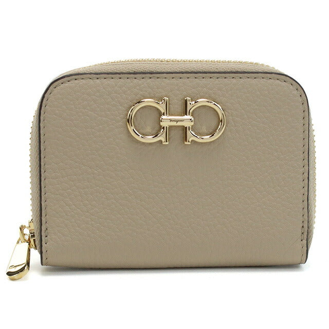 フェラガモ 小銭入れ レディース ブランド FERRAGAMO 22-0406 ベージュ 財布 FER22-0406021