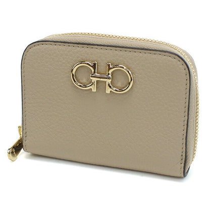 フェラガモ 小銭入れ レディース ブランド FERRAGAMO 22-0406 ベージュ 財布 FER22-0406021