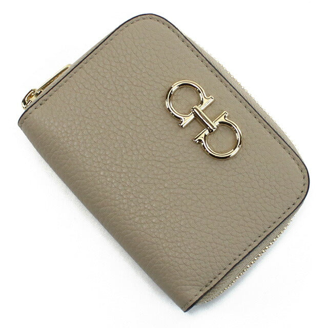 フェラガモ 小銭入れ レディース ブランド FERRAGAMO 22-0406 ベージュ 財布 FER22-0406021