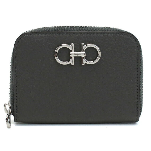 フェラガモ 小銭入れ レディース ブランド FERRAGAMO 22-0406 グレー 財布 FER22-0406031