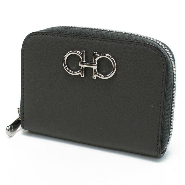 フェラガモ 小銭入れ レディース ブランド FERRAGAMO 22-0406 グレー 財布 FER22-0406031