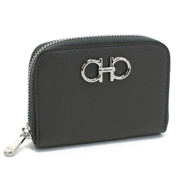 フェラガモ 小銭入れ レディース ブランド FERRAGAMO 22-0406 グレー 財布 FER22-0406031
