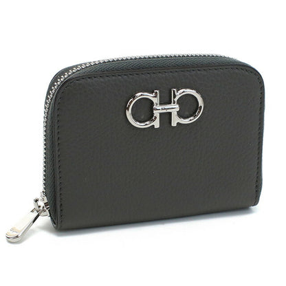 フェラガモ 小銭入れ レディース ブランド FERRAGAMO 22-0406 グレー 財布 FER22-0406031