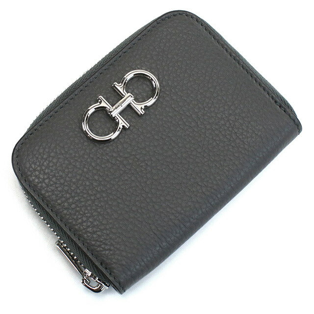 フェラガモ 小銭入れ レディース ブランド FERRAGAMO 22-0406 グレー 財布 FER22-0406031