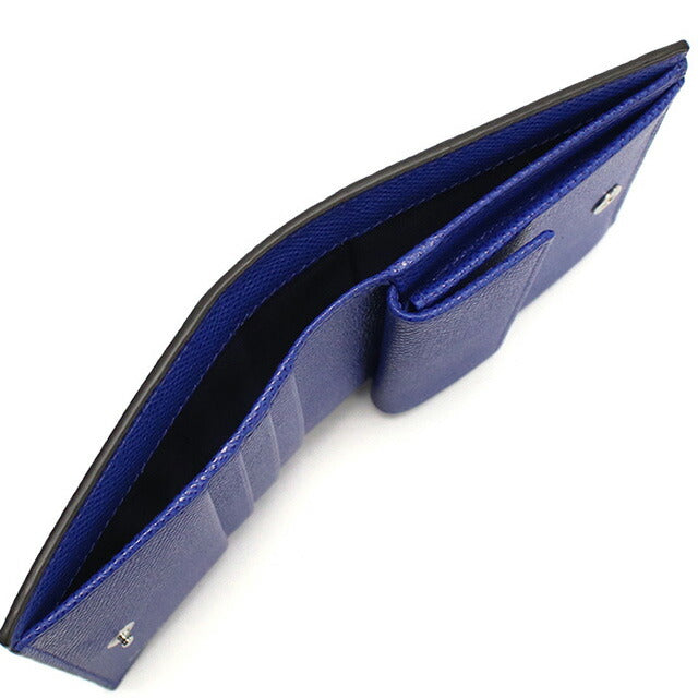 フェラガモ 二折財布小銭入付き レディース ブランド FERRAGAMO イタリア 22-D780 ブルー系 財布 FER22-D780061