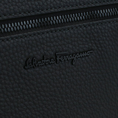 フェラガモ 斜め掛け ショルダーバッグ メンズ ブランド FERRAGAMO イタリア 24-0131 ブラック バッグ FER24-0131011