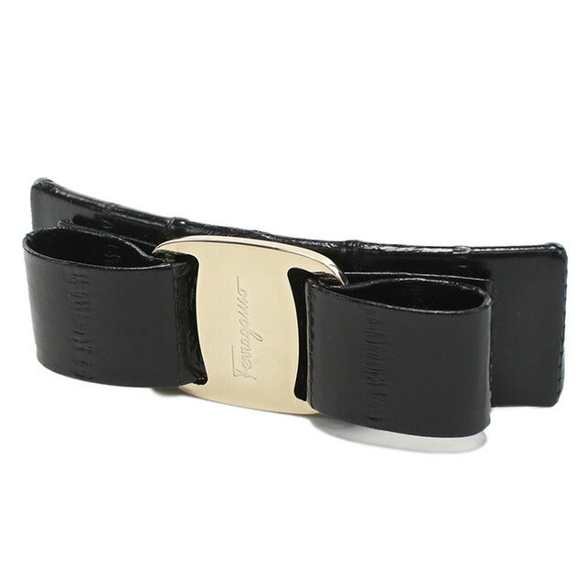 フェラガモ バレッタ レディース ブランド FERRAGAMO イタリア 34-0388 ブラック ヘアアクセサリー FER34-0388011