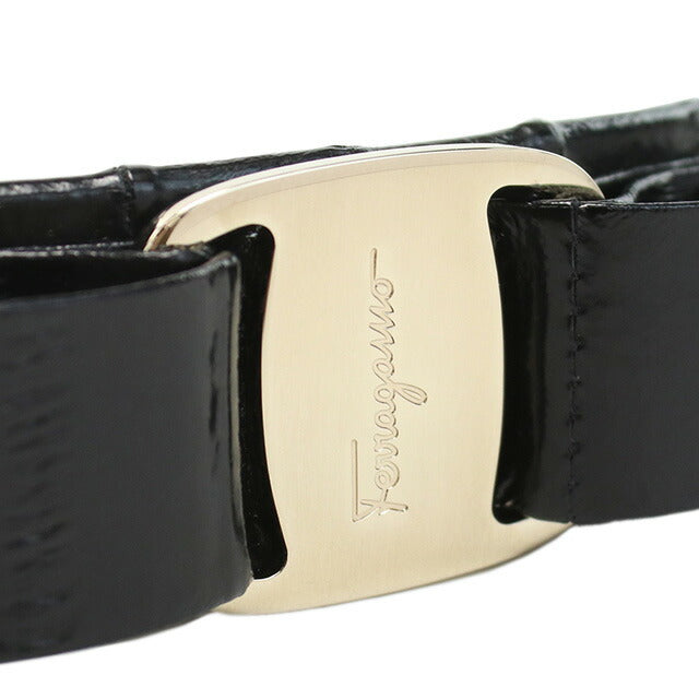 フェラガモ バレッタ ブラックシルバー FERRAGAMO フェラガモ バレッタ 34 2759 001 レディース ヴァラ