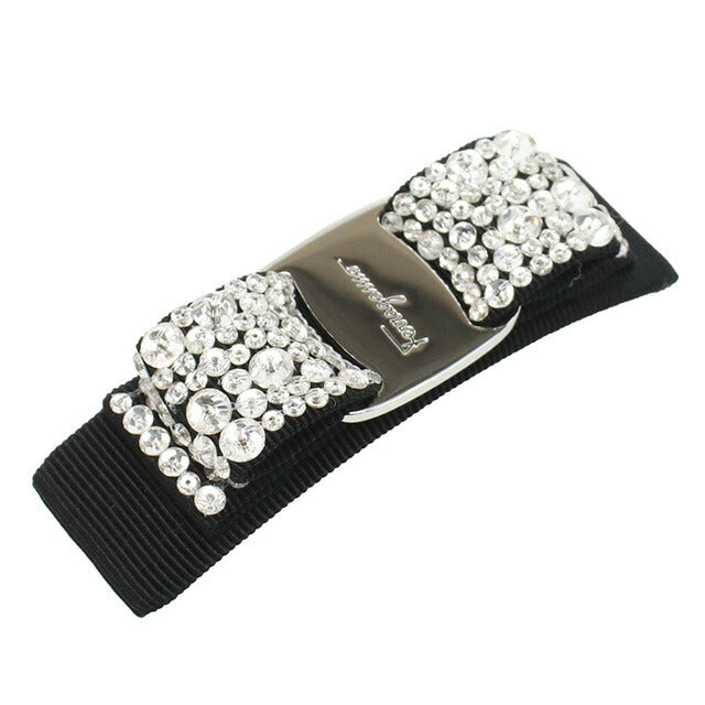 フェラガモ バレッタ レディース ブランド FERRAGAMO イタリア 34-2759 ブラック ヘアアクセサリー FER34-2759011