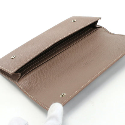 フェラガモ 長財布ニ折小銭入付き メンズ PEBBLE CALF カーフ イタリア 66-0155 ブラウン系 財布 FER66-0155041