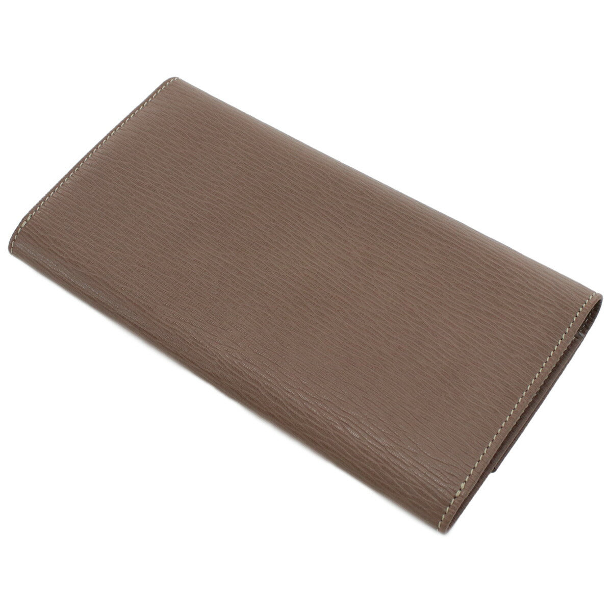 フェラガモ 長財布ニ折小銭入付き メンズ PEBBLE CALF カーフ イタリア 66-0155 ブラウン系 財布 FER66-0155041
