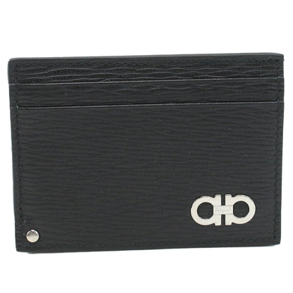 フェラガモ カードケース メンズ PEBBLE CALF カーフ イタリア 66-A061 ブラック 財布 FER66-A061011