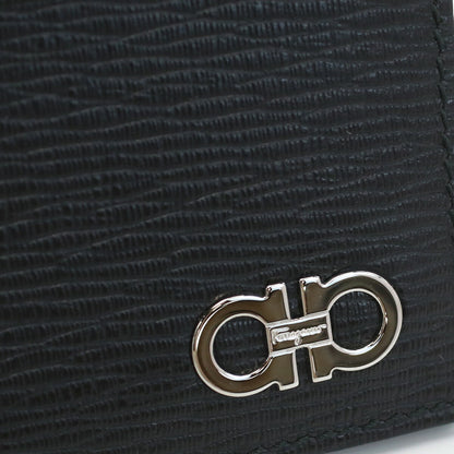 フェラガモ カードケース メンズ PEBBLE CALF カーフ イタリア 66-A061 ブラック 財布 FER66-A061011