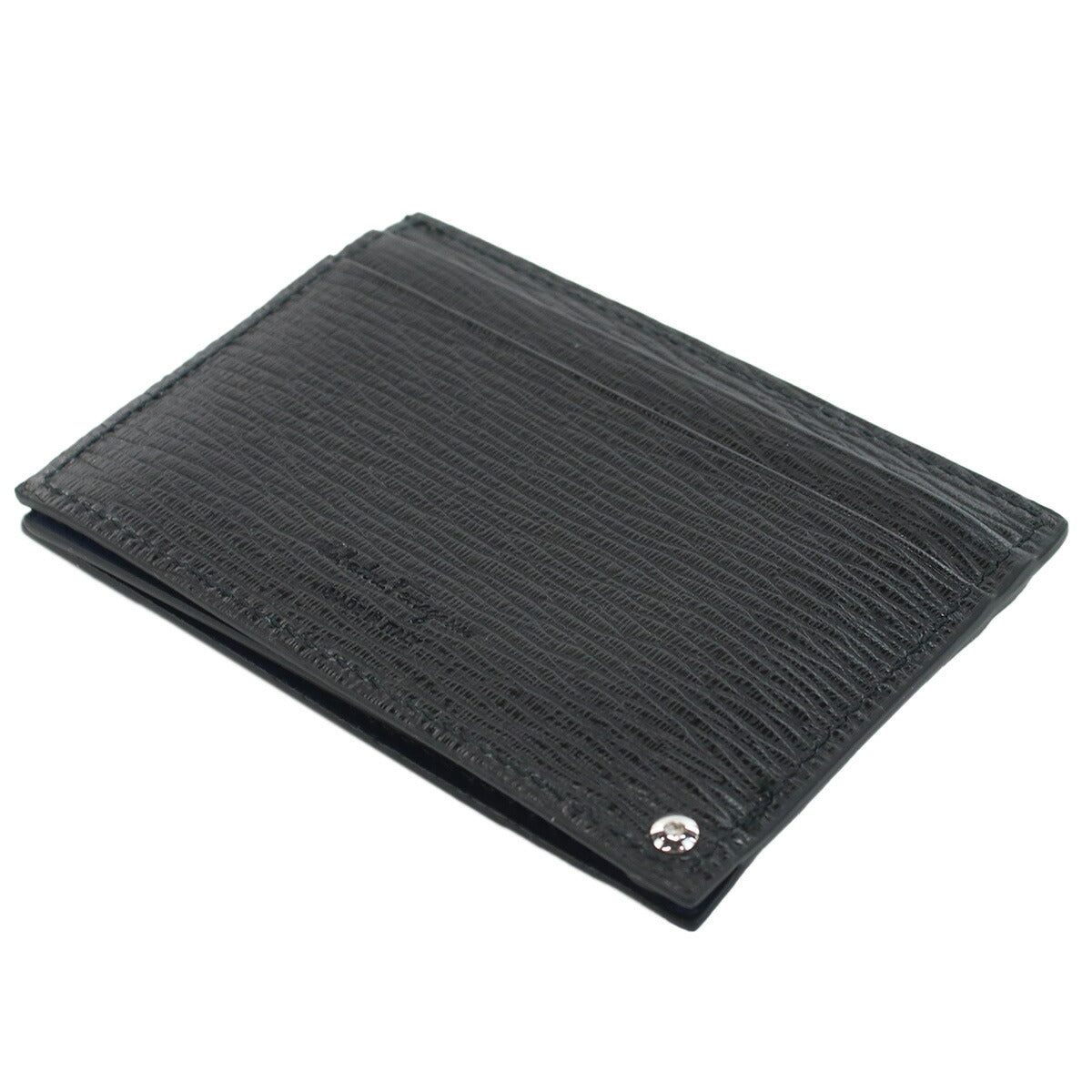 フェラガモ カードケース メンズ PEBBLE CALF カーフ イタリア 66-A061 ブラック 財布 FER66-A061011