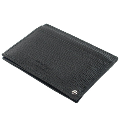 フェラガモ カードケース メンズ PEBBLE CALF カーフ イタリア 66-A061 ブラック 財布 FER66-A061011