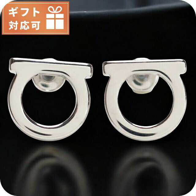 フェラガモ ピアス レディース ブランド FERRAGAMO イタリア 76-0119 SILVER シルバー系 アクセサリー FER76-0119021