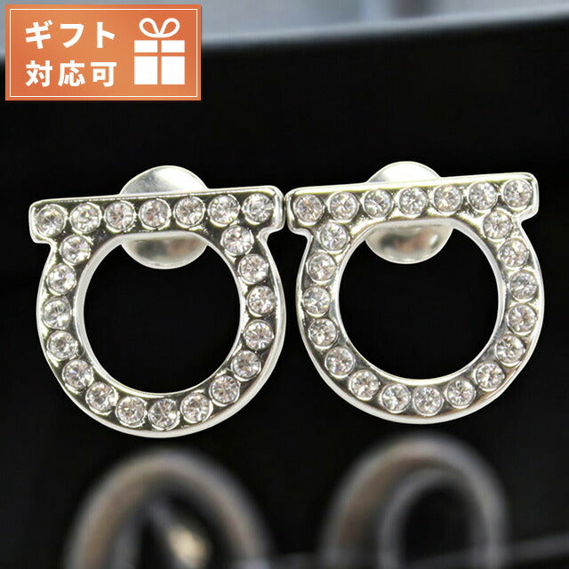 フェラガモ ピアス レディース ブランド FERRAGAMO イタリア 76-0122 シルバー系 アクセサリー FER76-0122021