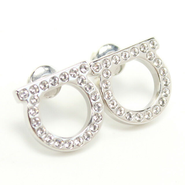 フェラガモ ピアス レディース ブランド FERRAGAMO イタリア 76-0122 シルバー系 アクセサリー FER76-0122021