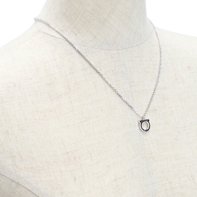 新品 フェラガモ ネックレス レディース シルバー 76-0133
