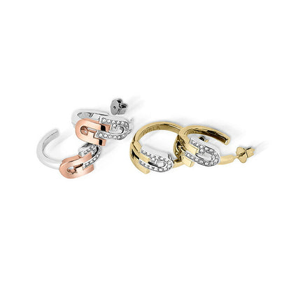 フルラ ピアス レディース ブランド FURLA ARCH DOUBLE EARRINGS ステンレススチール スタッド 両耳用 FJ0107ETU ジュエリー FJ0107ETU