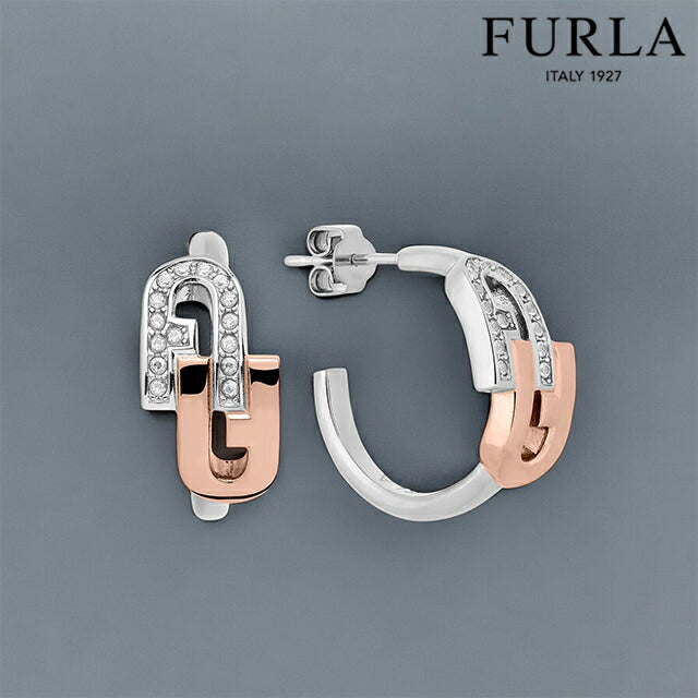 フルラ ピアス レディース ブランド FURLA ARCH DOUBLE EARRINGS ステンレススチール スタッド 両耳用 FJ0108ETU ジュエリー FJ0108ETU