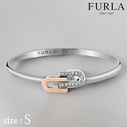 フルラ バングル レディース ブランド アーチ ダブル バングル FJ0116BTS シルバー ピンクゴールド アクセサリー FJ0116BTS