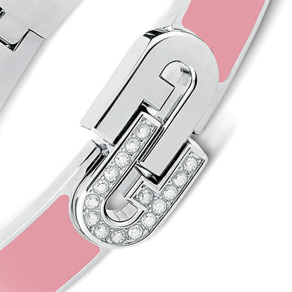 フルラ バングル レディース ブランド アーチ バングル ステンレススチール FJ0119BTS シルバー ピンク アクセサリー FJ0119BTS