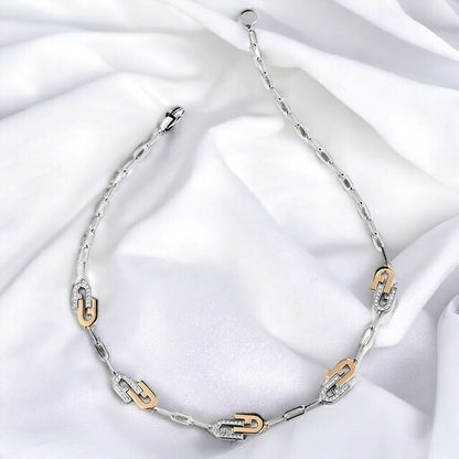 フルラ ネックレス レディース ブランド ARCH DOUBLE NECKLACE ステンレススチール FJ0131NTU シルバー FJ0131NTU