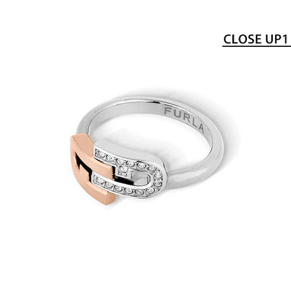 フルラ リング レディース ブランド ARCH DOUBLE RING 18号 ステンレススチール FJ0137RT8 FJ0137RT8