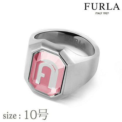 フルラ リング レディース ブランド OCTAGONAL RING 10号 ステンレススチール FJ0301RT0 シルバー ピンク アクセサリー FJ0301RT0