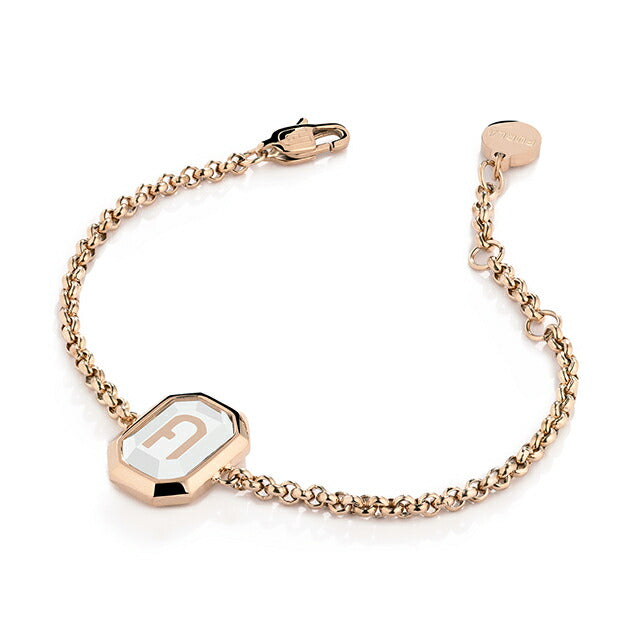 フルラ ブレスレット レディース ブランド オクタゴナル ステンレススチール FJ0312BTU ピンクゴールド アクセサリー FJ0312BTU