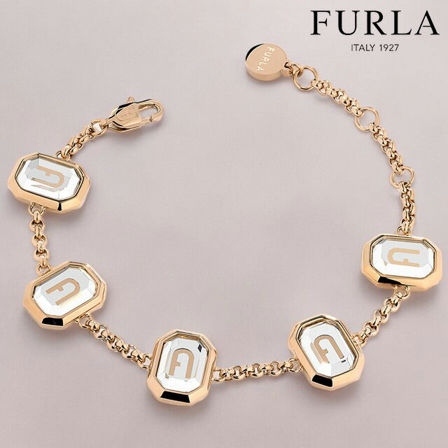 フルラ ブレスレット レディース ブランド オクタゴナル ステンレススチール FJ0315BTU ピンクゴールド アクセサリー FJ0315BTU