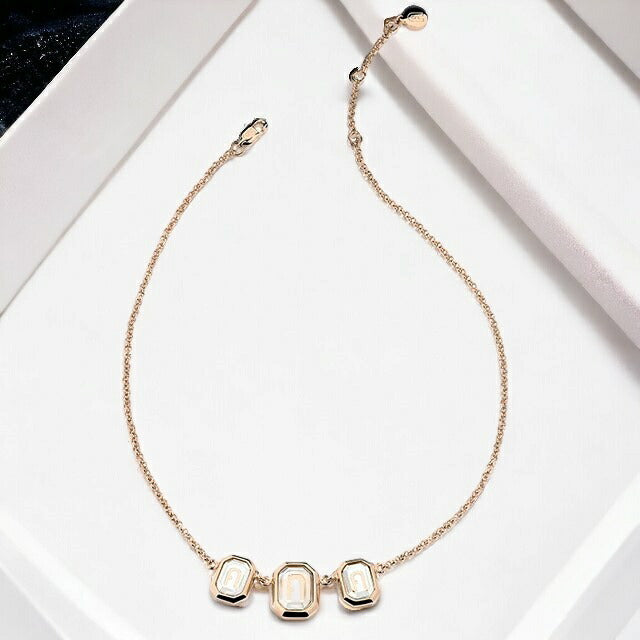 フルラ ネックレス レディース ブランド OCTAGONAL NECKLACE ステンレススチール FJ0324NTU ピンクゴールド シルバー FJ0324NTU