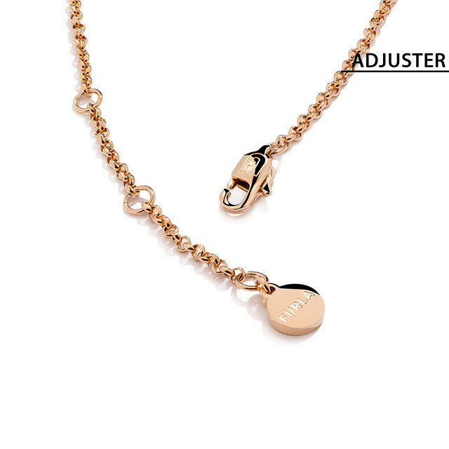 フルラ ネックレス レディース ブランド OCTAGONAL NECKLACE ステンレススチール FJ0324NTU ピンクゴールド シルバー FJ0324NTU