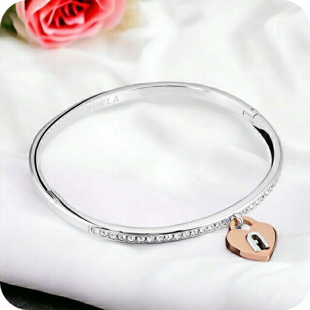 フルラ バングル レディース ブランド LOVING PADLOCK BRACELET Sサイズ ステンレススチール FJ0809BTS FJ0809BTS