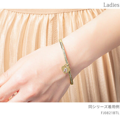 フルラ バングル レディース ブランド LOVING PADLOCK BRACELET Sサイズ ステンレススチール FJ0821BTS ゴールド アクセサリー FJ0821BTS