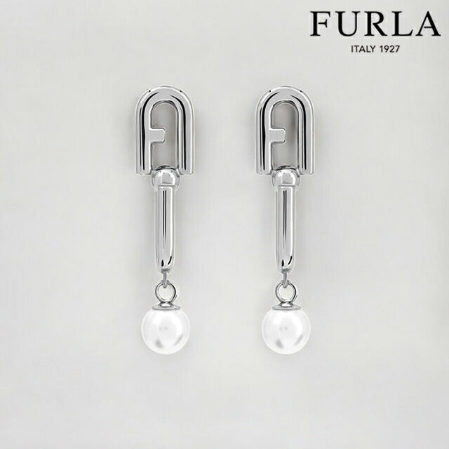 フルラ ピアス レディース ブランド FURLA CHAINED LOGO