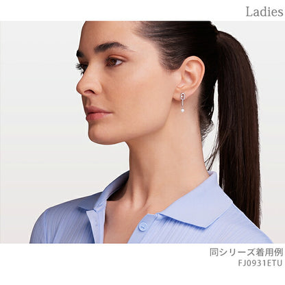 フルラ ピアス レディース ブランド FURLA CHAINED LOGO ステンレススチール スタッド 両耳用 FJ0931ETU シルバー ジュエリー FJ0931ETU