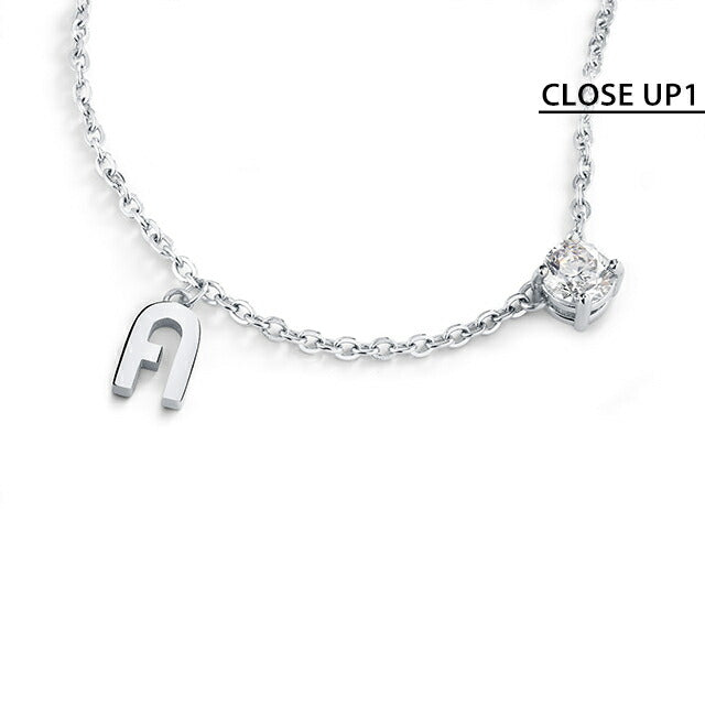 フルラ ネックレス レディース ブランド スパークリング ネックレス ステンレススチール FJ1001NTU シルバー アクセサリー FJ1001NTU