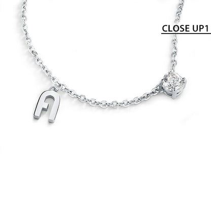 フルラ ネックレス レディース ブランド スパークリング ネックレス ステンレススチール FJ1001NTU シルバー アクセサリー FJ1001NTU
