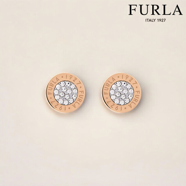 フルラ ピアス レディース ブランド FURLA SIGILLO ステンレススチール スタッド 両耳用 FJ1121ETU ピンクゴールド ジュエリー FJ1121ETU
