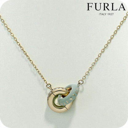 フルラ ネックレス レディース ブランド FURLA 1927 ペンダント リング 2連 FJ1189NTU ゴールド グリーン アクセサリー FJ1189NTU