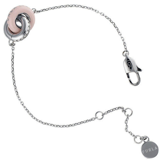 フルラ ブレスレット レディース ブランド FURLA 1927 リング 2連 FJ1194BTU シルバー ピンク アクセサリー FJ1194BTU