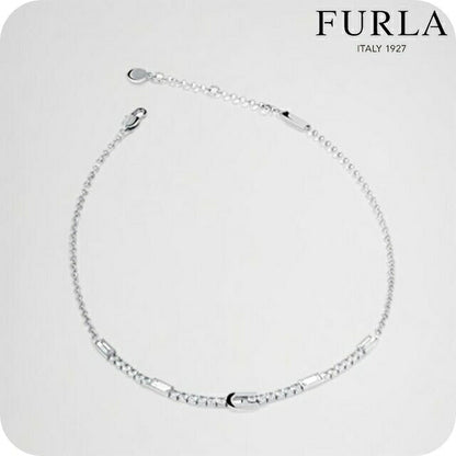フルラ ネックレス レディース ブランド スパークリング ネックレス ステンレススチール FJ2001NTU シルバー アクセサリー FJ2001NTU