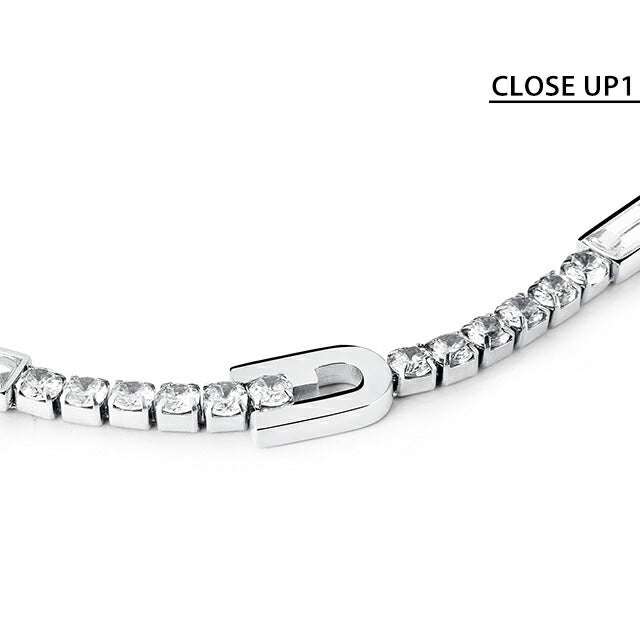 フルラ ネックレス レディース ブランド スパークリング ネックレス ステンレススチール FJ2001NTU シルバー アクセサリー FJ2001NTU