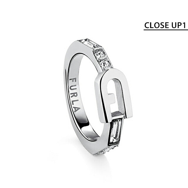 フルラ リング レディース ブランド スパークリング リング ステンレススチール FJ2013RT0 シルバー アクセサリー FJ2013RT0