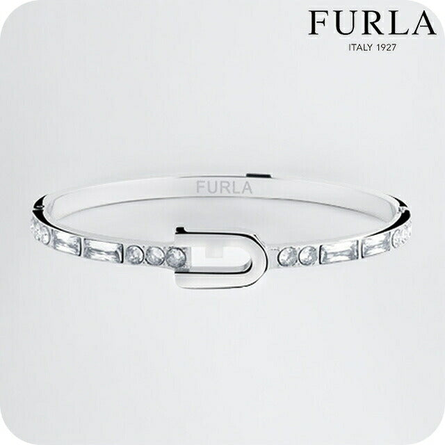 フルラ バングル レディース ブランド スパークリング バングル ステンレススチール FJ2021BTS シルバー アクセサリー FJ2021BTS