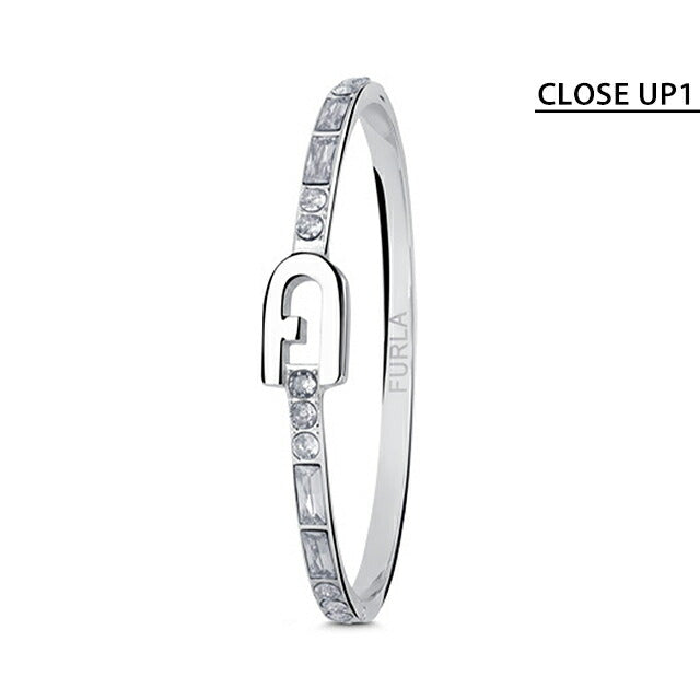 フルラ バングル レディース ブランド スパークリング バングル ステンレススチール FJ2021BTS シルバー アクセサリー FJ2021BTS