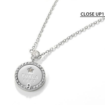 フルラ ネックレス レディース ブランド FURLA STUDS NECKLACE ステンレススチール FJ2102NTU シルバー ジュエリー FJ2102NTU