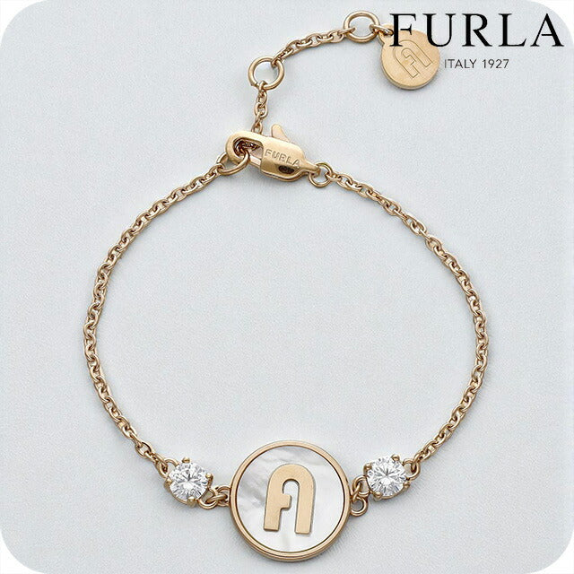 フルラ ブレスレット レディース ブランド FURLA ストーンズ ロゴ FJ4004BTU ピンクゴールド アクセサリー FJ4004BTU